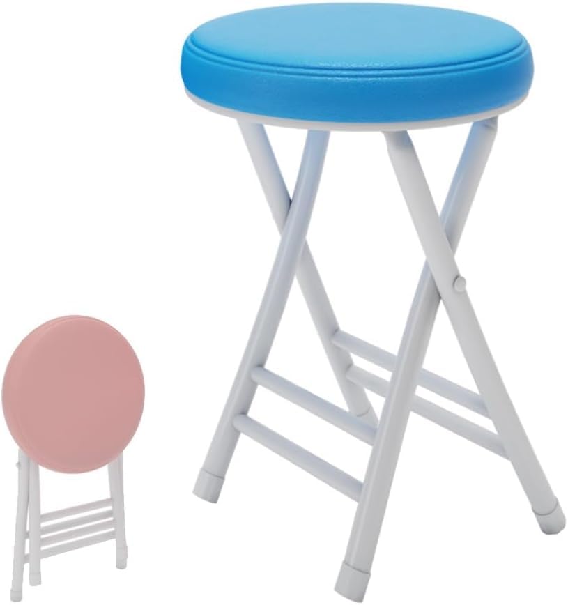 Tabouret de bar rembourré et pliant pour îlot de cuisine et studio