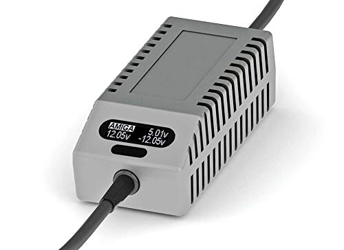 Amiga 500 PSU OLED Digital Gray EU - Ersatz-Netzteil für Amiga 500, EU-Stecker