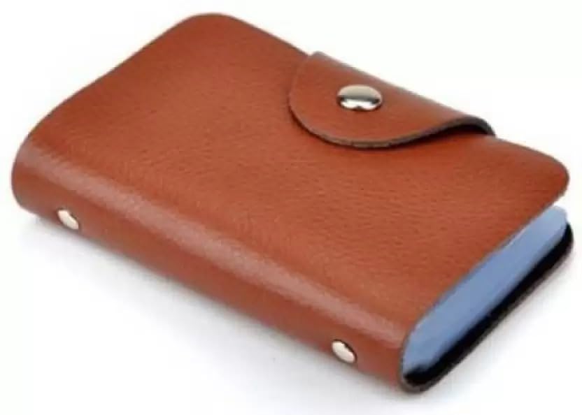 Image of PVC Card Holder Wallet - Slim, Durable Card Organizer - Lightweight & Practical Design