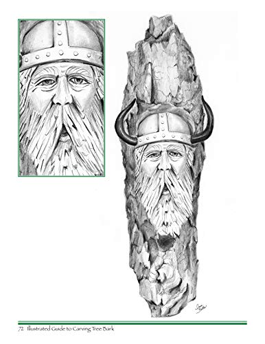 Illustrated Guide to Carving Tree Bark: Releasing Whimsical Houses & Woodspirits from Found Wood (Fox Chapel Publishing) Step-by-Step Instructions, Advice for Painting, Finishing, Cross-Grain, & More - Image 8