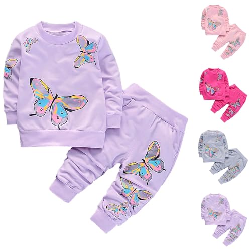 XINYUNZU Mädchen Kleidung Set Jogginganzug Sweatshirt und...