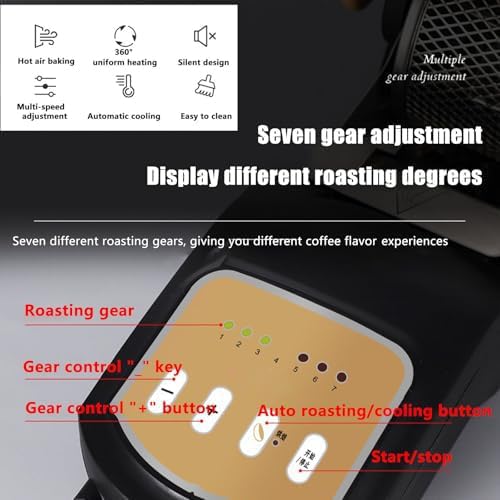 Torrefazione domestica con vetro trasparente, modalità automatica e fai da te per gli appassionati di caffè e regali