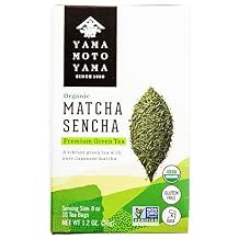 Yamamotoyama Organic Matcha Sencha Tea Bag 18 ct Pack of 6