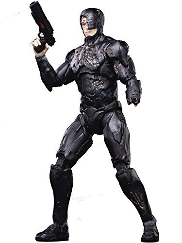 Hiya Toys Robocop 2014: Battle-Damaged Robocop 1:18 Scale Action Figure, Multicolor