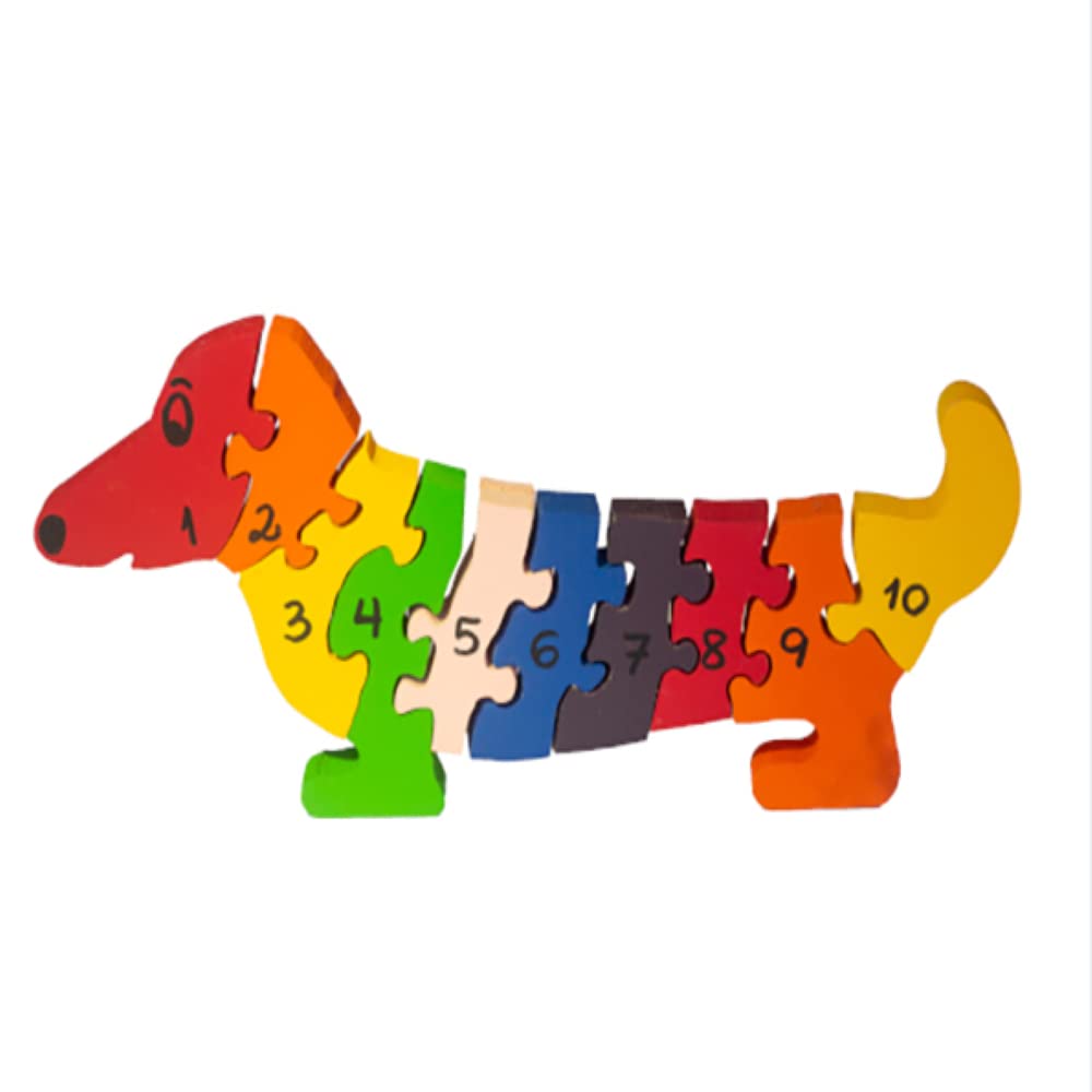 Quebra-Cabeça com Números Cachorro | Amazon.com.br