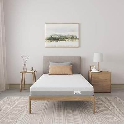 Star20XX Responsive Memory Foam Mattress, Twin Mattress, 6 Inch Mattress, Medium Firm Bed in a Box for Bunk Beds, Trundle Beds, Guest Rooms and Compact Spaces, Breathable Cover