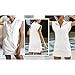 GDKRTNAJ Womens Half Zip Sweatshirt Dresses, V Neck Pullover Tunic Mini Dress,Workout Pullover Dresses Pocket (J,L)