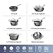 Granitestone Pots and Pans Set with Hammered Design, 10 Piece Complete Nonstick Kitchen Cookware Set, Dishwasher Safe Pots & Pan Set with Induction Cookware & Stay Cool Handles,100% PFOA Free-Platinum