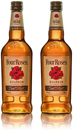 Four Roses Whisky de Bourbon - 700 ml (Paquete de 2)