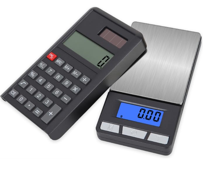 Pocket Scale 500G/ 0.01G Portable Electronic with Calculator Function Digital JewelryScale