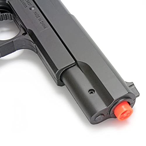 Bbtac Airsoft Pistol Gun 1911-Tactical Hi-Capa Spring Loaded Air-Soft Hand Gun Full Size #TOP6
