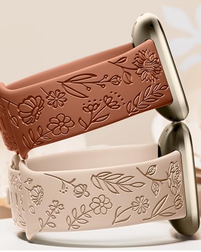 SNBLK Pacote com 2 pulseiras gravadas compatíveis apenas com Fitbit Versa 3/Fitbit Sense/Fitbit Vers