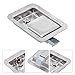 Yctze RVs Gate Latches Flush Mount Paddle Door Latch Weatherproof 304 Stainless Steel Toolbox Lock with 2 Keys for RVs Trailers