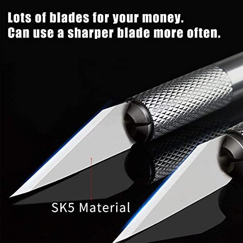 Diyself 300 Pcs Exacto Knife Blades 11, High Carbon Steel Exacto Blades, Craft Knife Blades, 11 Exacto Knife Refill Blades With Storage Case For Scrapbooking, Stencil, Exacto Replacement Blades #TOP1