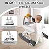 Baby Walker, 5-in-1 Baby Walkers for Boys and Girls 6-12 Months with Bouncer, Removable Footrest, Feeding Tray & Music, Foldable & Adjustable Activity Walker for 6-18 Months Toddler Infant #5
