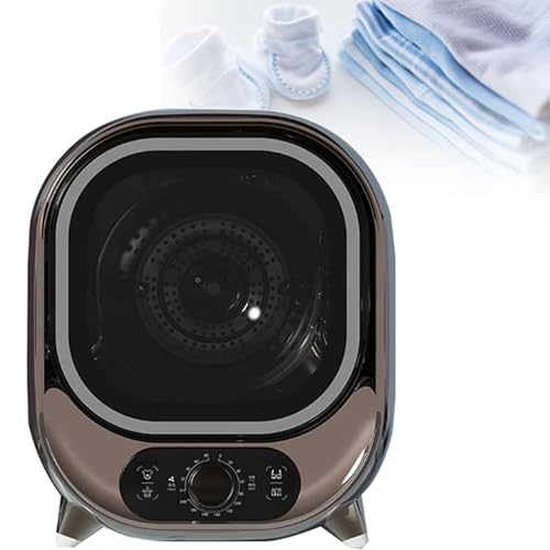 ZyKnaurral Asciugatrice Piccola, asciugatrice elettrica Portatile, asciugatrice a condensazione, asciugatrice compatta a Carica Frontale, capacità 0,8 kg, Adatta per Appartamenti, dormitori, Camper