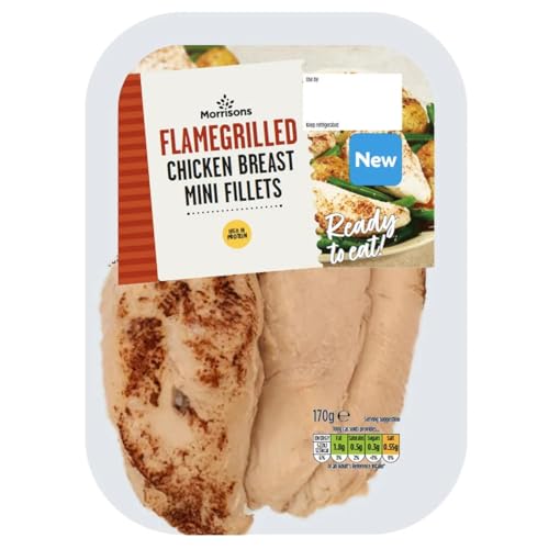 Morrisons Ready to Eat Cooked Chicken Breast Mini Fillets 170g