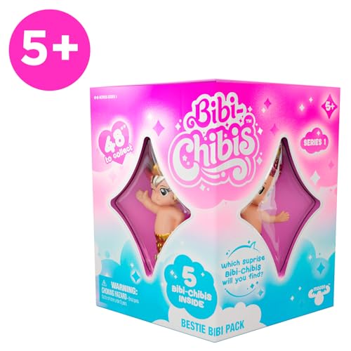 Bandai Bibi Chibis Pack de 5 Modèle Aléatoire Mini Figurines bébé à Collectionner 5 Figurines Chibi Dont 3 Mystères Pack Surprise édition limitée Jouet Enfant et + ELB93407 - vue 7