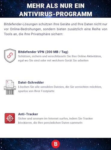 Bitdefender Antivirus Plus 2019 - 1 User / 1 Year 1usuario(s) equipo de seguridad de VPN - imagen 2