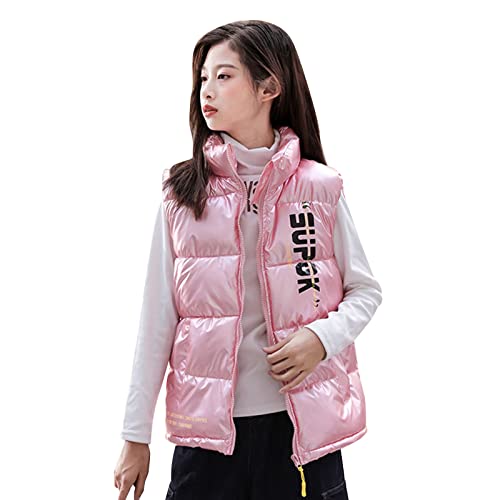 Kids Toddler Baby Girl Boy Vest Sleeveless Waistcoat Warm Puffer Jacket Outwear Zipper Snowsuit Winter Coat