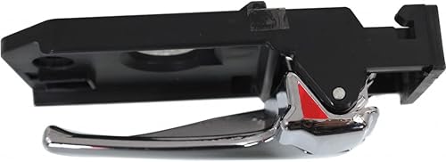 Miniatura 9 de KarParts360 Para Hyundai Entourage Manija de puerta interior delantera, lado del conductor cromada (2007-2008)  con botón de bloqueo de puerta