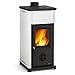 Produktbild La Nordica Tea Libera Freistehender Holzofen, Raumheizung, Schwarz, Weiß