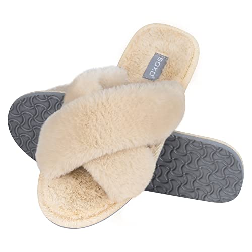 Soxo Pelose Ciabatte Donna Estive Casa Pantofole