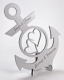Personalisierter Anker als Geschenk zur Hochzeit oder Jubiläum