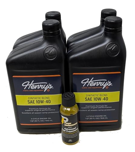 Aceite para motor Henry's 10W-40 pack 4 cuartos
