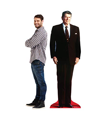 image for Cardboard People President Ronald Reagan Life Size Cardboard Cutout St