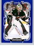 2025-26 O-Pee-Chee Blue Border #328 Jesper Wallstedt Minnesota Wild Official Hockey Card in Raw (NM or Better) Condition