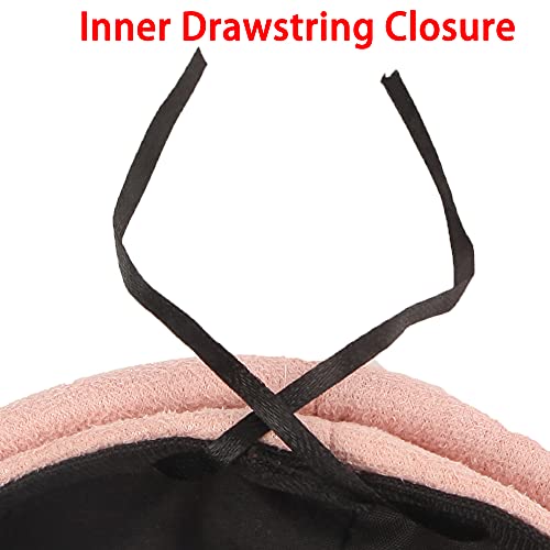 Plaid Newsboy Hat Striped Flat Ivy Visor Beret Cap For Women Tweed 8 Panel Newsie Baker Boy Hat Cabbie Fiddler Pink #TOP3