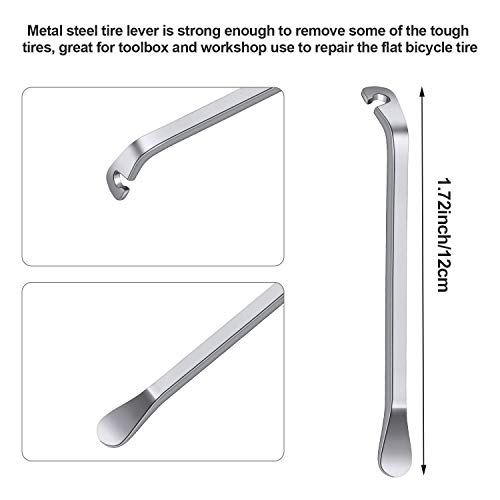 image for Mudder 5 Pieces Bicycle Spoke Wrench Bike Spoke Tool with 1 Piece Tire