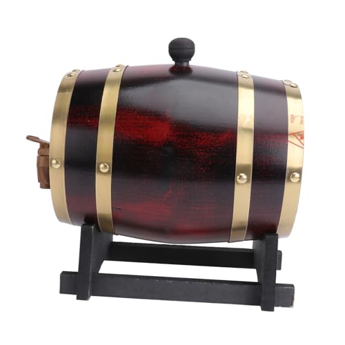 Cabilock Vintage Beer Barrel Wine Bucket Handmade Red Wine Beer Bucket for Bar Kitchen Dec