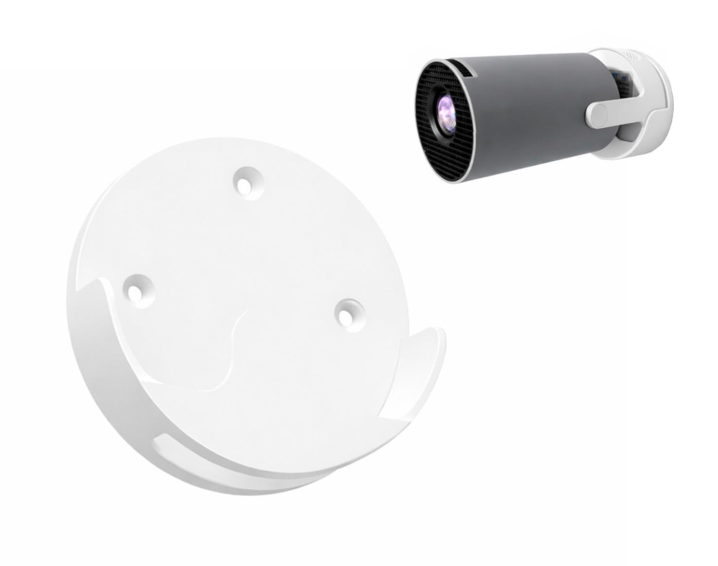 RusticHome Support pour projecteur Salange HY300 Pro+ Y W@WLink W210/ Support mural et plafond pour projecteur/étagère pour HY300 Pro+ Y W@WLink W210 mural ou plafond 1 unité modèle 1