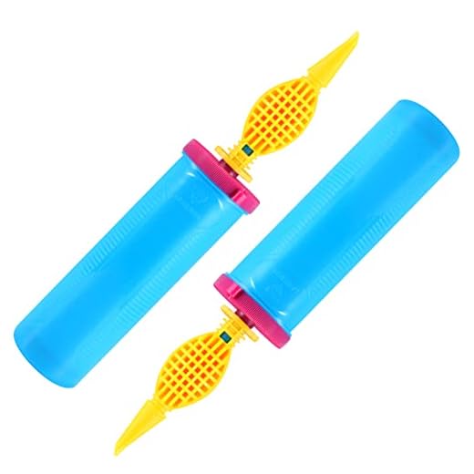 Siumir Ballonpumpe Hand 2 PCS Luftballonpumpe für Hochzeit, Geburtstag Party Dekorationen