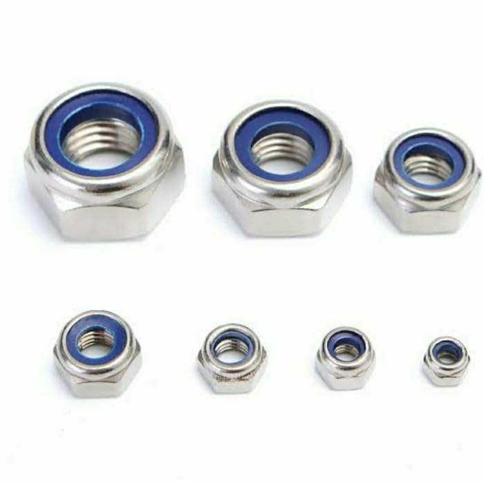 Image of SYLIX M5 Thread Stainless Steel Nylon Self-Lock Nut (pack of 10pcs)