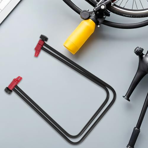 Soporte para bicicleta plegable de hierro negro ajustable 7