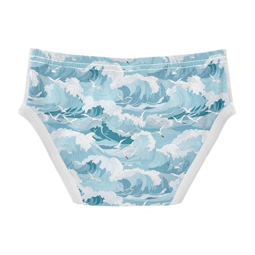 visesunny Boys Cotton Underwear Ocean Seagull Printed Toddler Soft Training Briefs Size 2T-8Y for Kids2