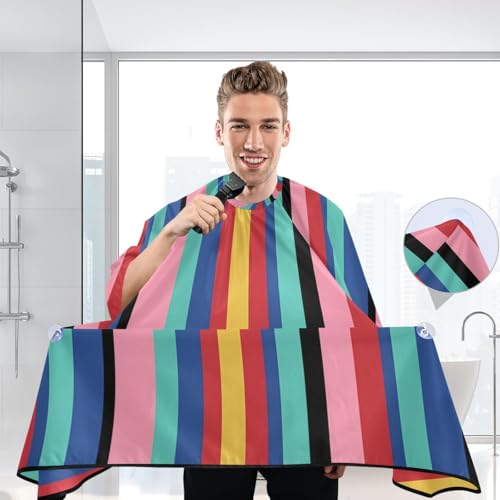 Capa para cortar cabello impermeable con cierre ajustable miniatura 6
