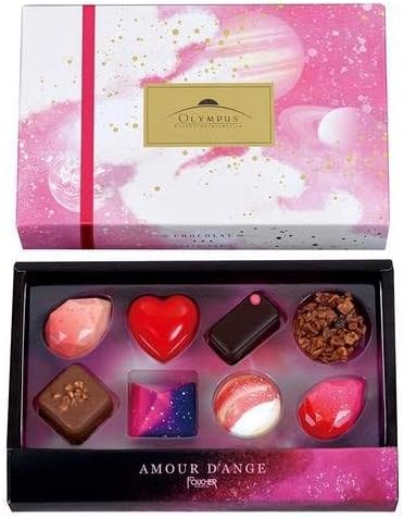 Amazon フーシェ オリンポス キューピットの恋 ルビー 8個入り 惑星チョコ 惑星チョコレート 惑星 チョコ ショコラ バレンタイン ホワイトデー フーシェ オリンポス チョコレート 通販