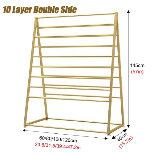 Étagère de rangement à 10 niveaux en métal pour dressing et atelier - 3