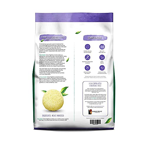 Areia Higiênica Limpeza Biodegradável Fina Kit 12kg