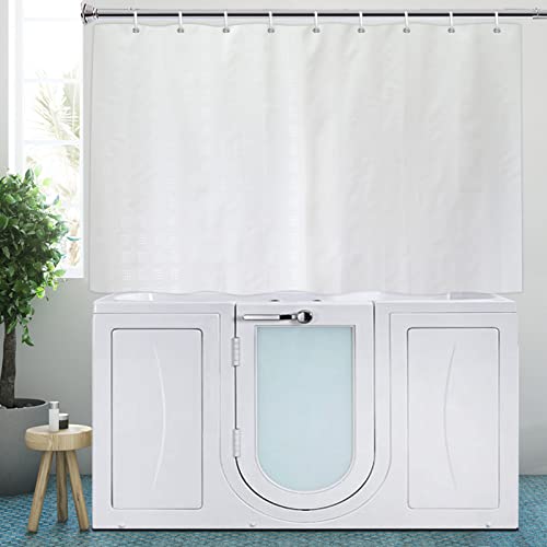 YISURE Extra Short Shower Curtain 102 Drop