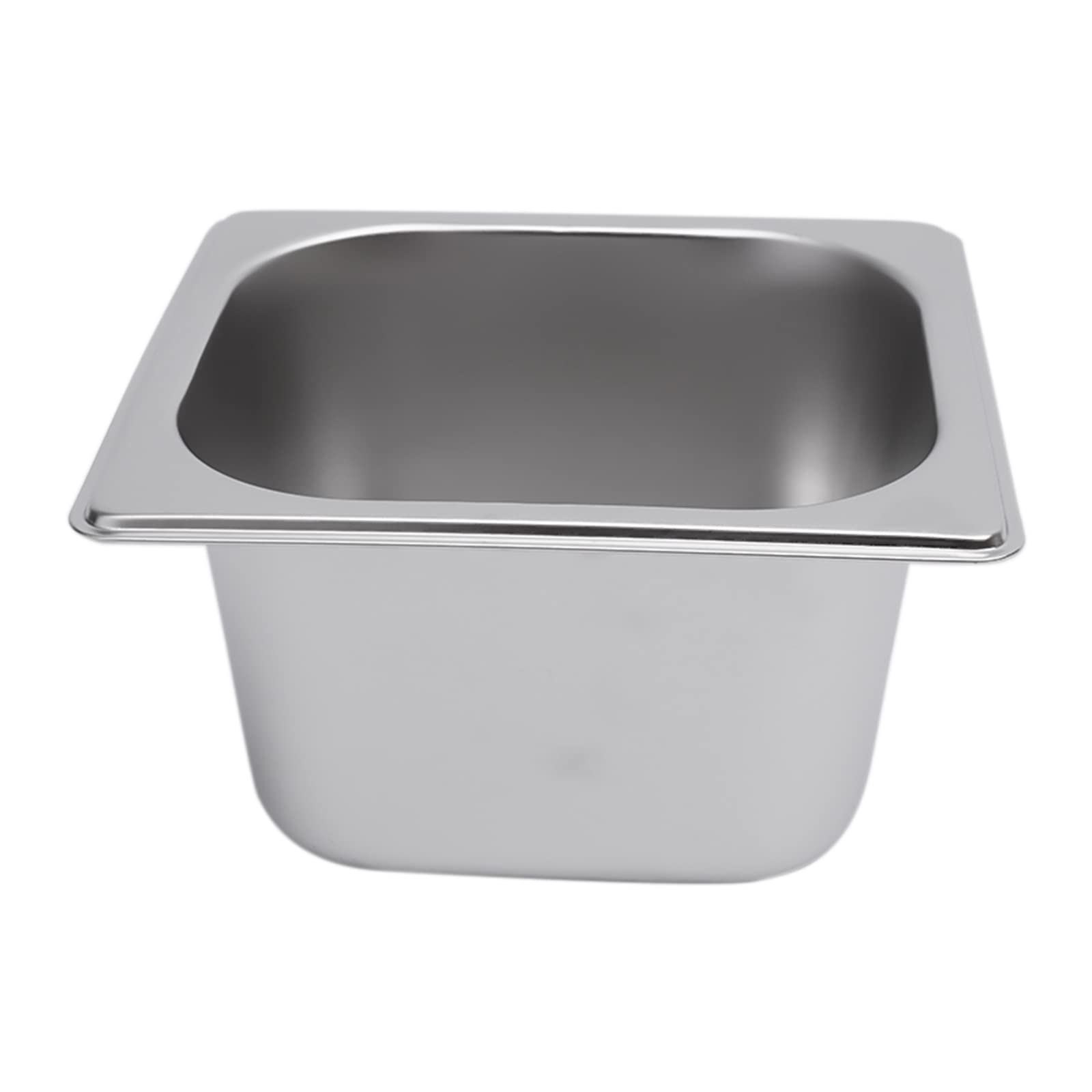 GN - Bandeja para contenedores GN Gastronorm con estructura de acero inoxidable con tapa, incluye 5 unidades