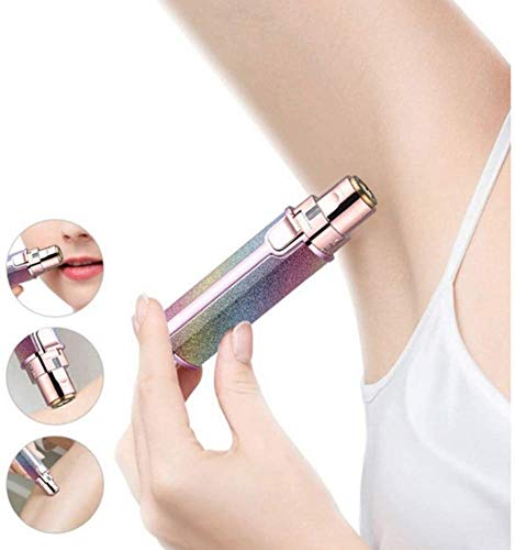 Facial-Hair-Remover-USB-Rechargeable-Eyebrow-Trimmer-2-in-1-Eyebrow-Razor-and-Painless-Hair-Shaver-with-Indicator-Light-Eyebrow-Trimmer-for-Home-or-Travel-Razor