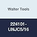 Walter Tools 224101-UNJC5/16 Paradur HSS Machine Tap, Uncoated, 8 mm Shank Diameter, 21 mm Cutting Length, 90 mm Overall Length, 5/16-18 UNJC Cutting Diameter