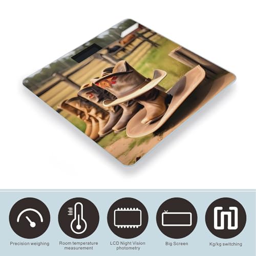 Báscula de baño digital de vidrio templado GHEPSDW miniatura 3