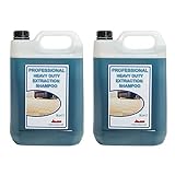 We Can Source It Ltd - Heavy Duty Carpet Shampoo – Professional Liquid Cleaner for Carpet & Upholstery – Suitable for Extraction Machines – Fresh Coconut Scent – 5 Litre Bottle - Pack of 2