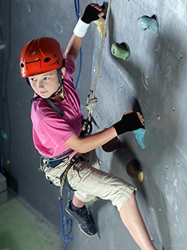 Blulu Guanti Senza Dita in Maglia per Donna Uomo